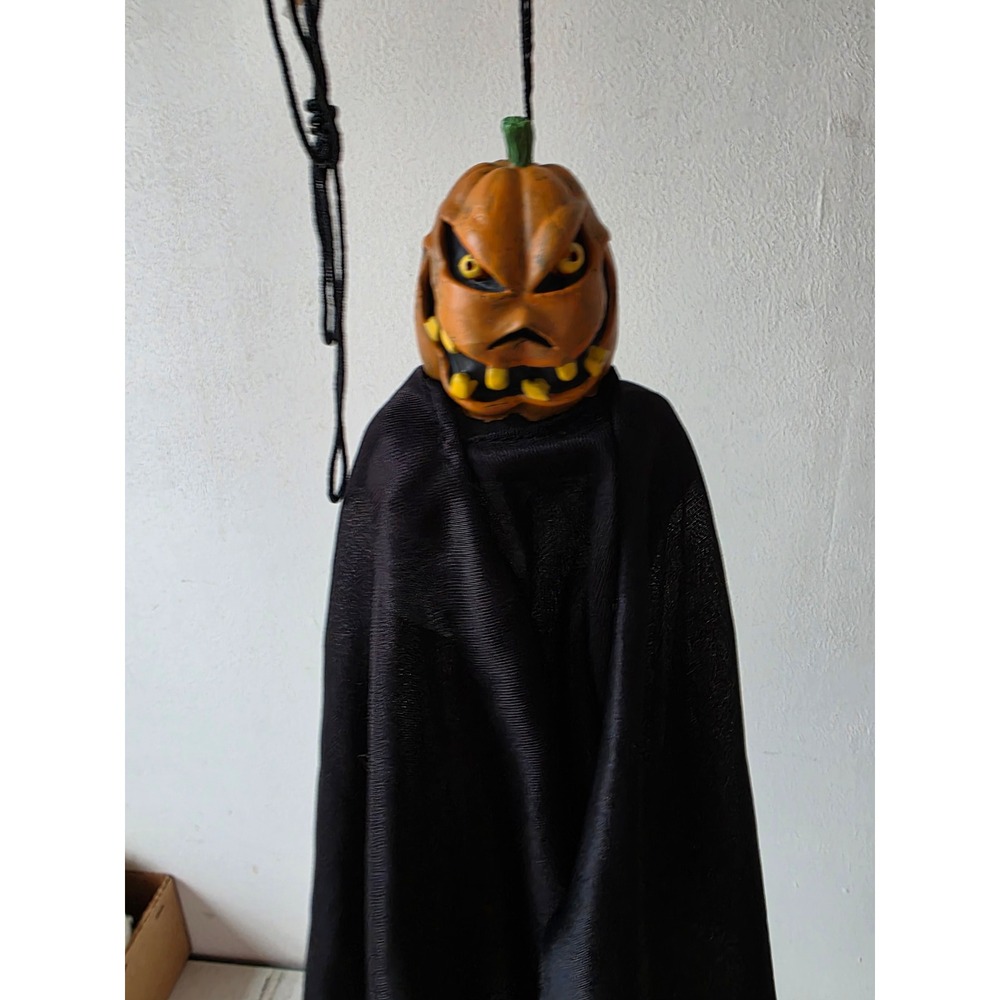 Vintage paper magic pumpkin jack-o'-lantern hanging Halloween decor table top